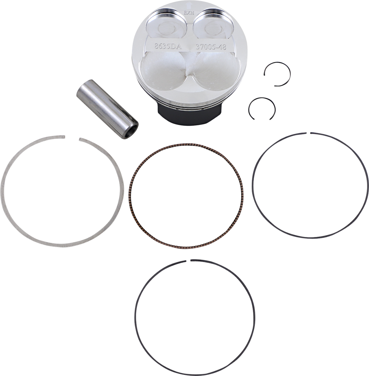 WOSSNER Piston Kit - KX250F - 76.96 mm 8635DA