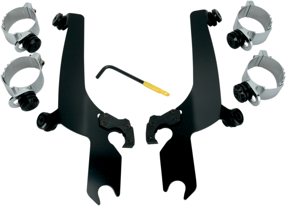 MEMPHIS SHADES Sportshield Trigger-Lock Mounting Kit - Black MEB8929