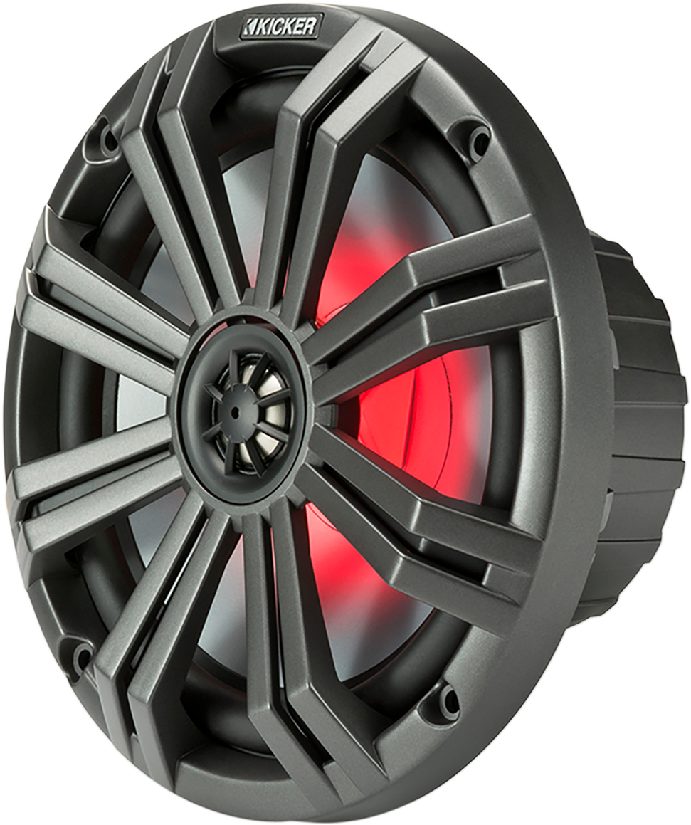 KICKER 8" Speakers - 7-Color LED 45KM84L