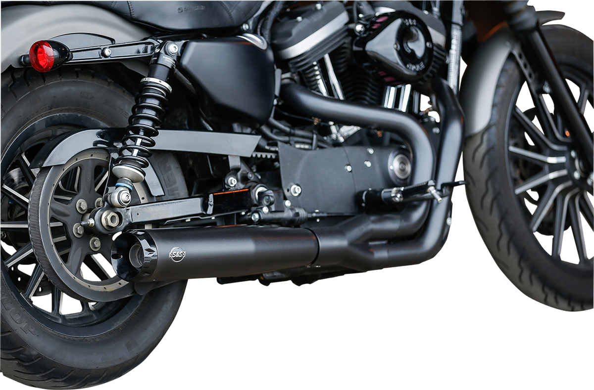 S&S CYCLE 2:1 Black Exhaust for '07-'13 XL NOT FOR XR MODELS 550-0951