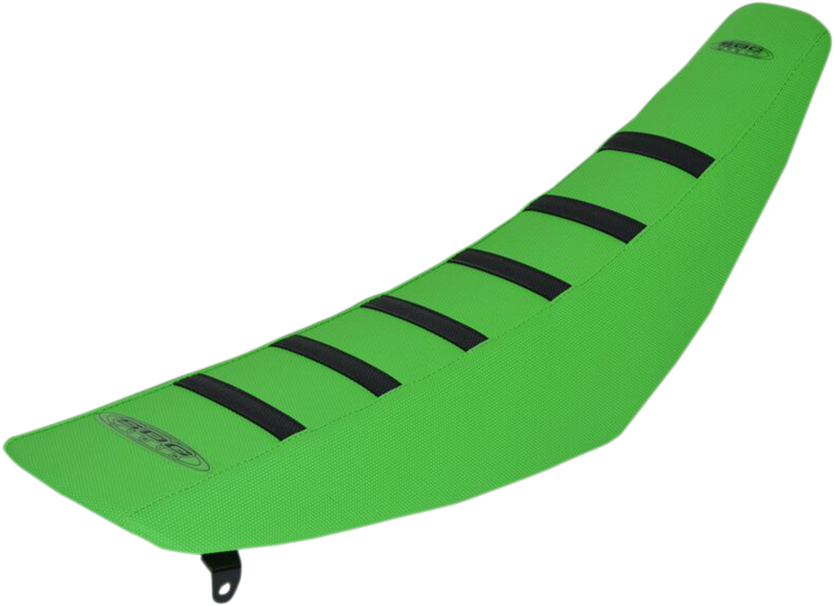 Funda de asiento SDG de 6 nervaduras - Costillas negras/Parte superior verde/Lados verdes 95915KGG 