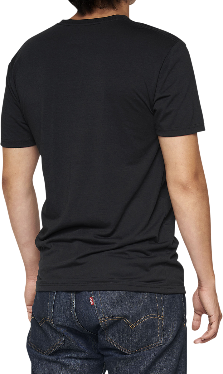 100% Tech Speed T-Shirt - Black - Small 35030-001-10