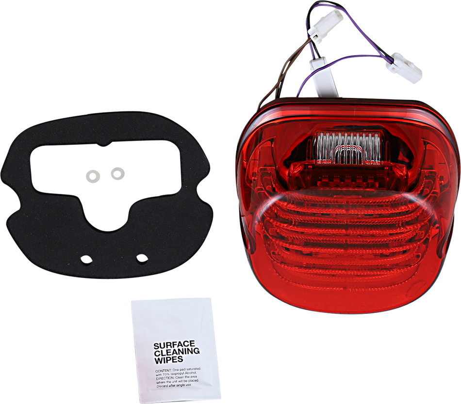 CUSTOM DYNAMICS Taillight/Turn Signal - Top Window - Red Lens PB-TL-INT-TW-R