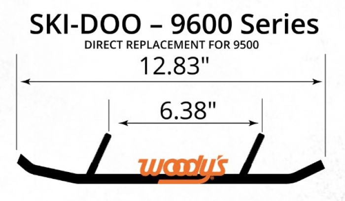 Woodys Ace  6 X 60 Turning 1 1/2 Trail Runner Ski Doo AS6-9600