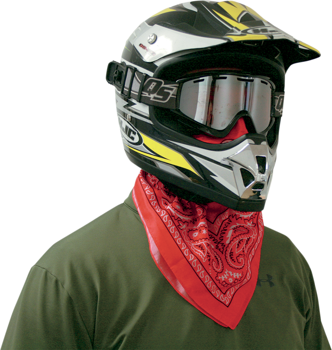 ATV-TEK Bandana Dust Mask - Red BDMRED