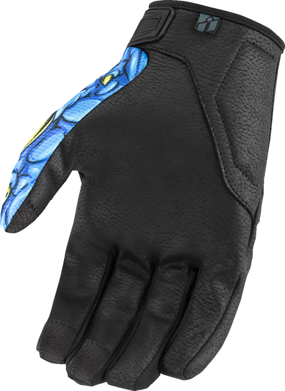 ICON Hooligan™ Kryola Kreep-Handschuhe - Blau - 3XL 3301-4727