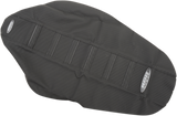 SDG 6-Ribbed Seat Cover - Black Ribs/Black Top/Black Sides 95915