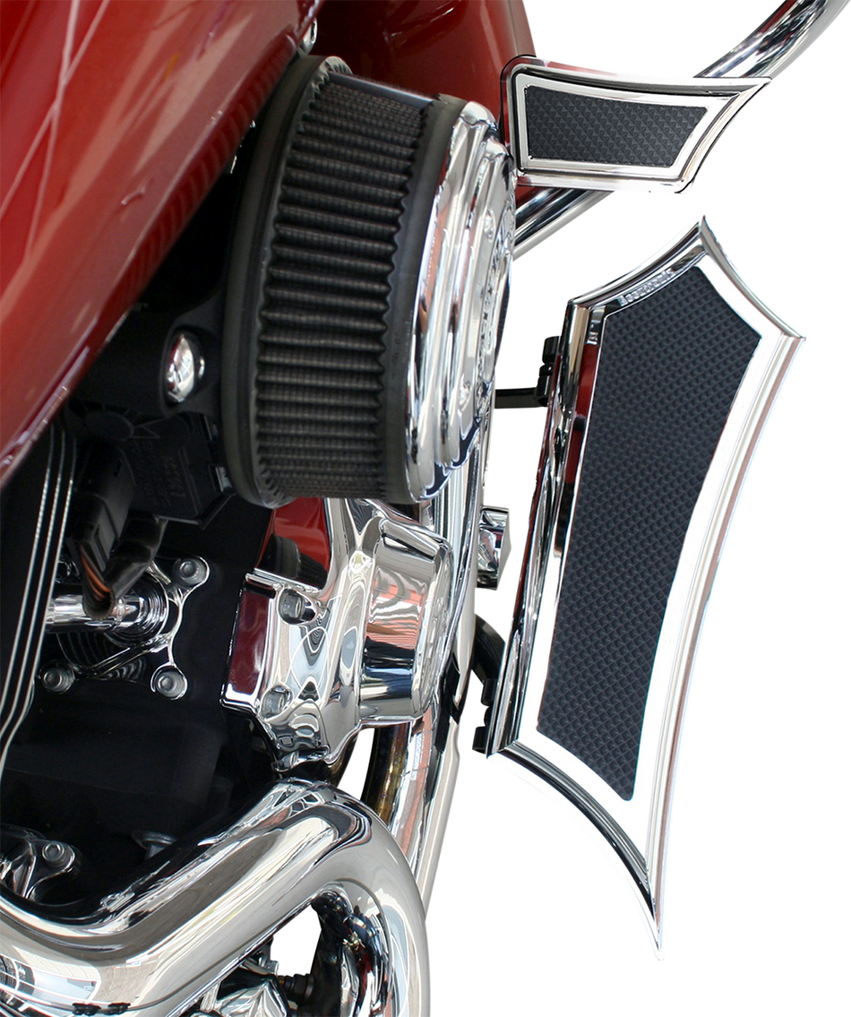 ACCUTRONIX Rear Brake Pedal Cover - Chrome FLBP-IC