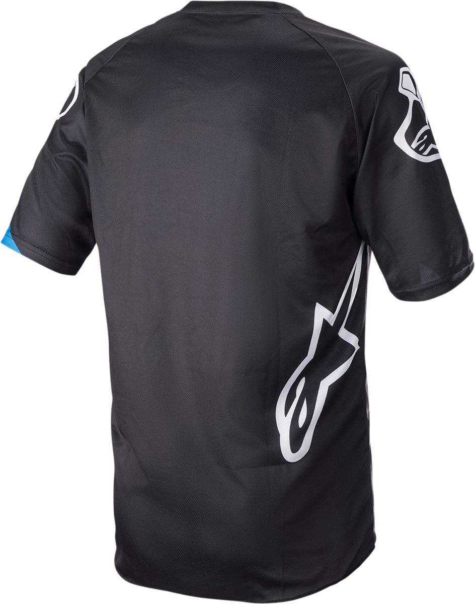 Camiseta ALPINESTARS Racer V3 - Negro/Azul brillante - Pequeña 1762922-1078-SM 