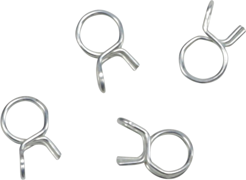 ALL BALLS Refill Kit - Wire Clamp - Silver - 4-Pack FS00065