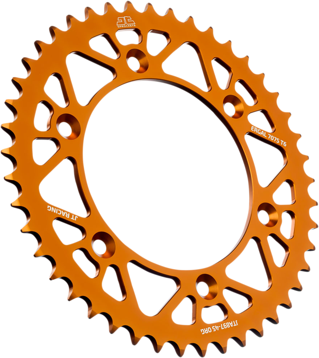 JT SPROCKETS Rear Sprocket - Orange - 45-Tooth JTA897.45ORG