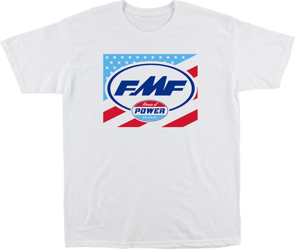 FMF House of Freedom T-Shirt - White - XL SP22118904WHXL 3030-21874
