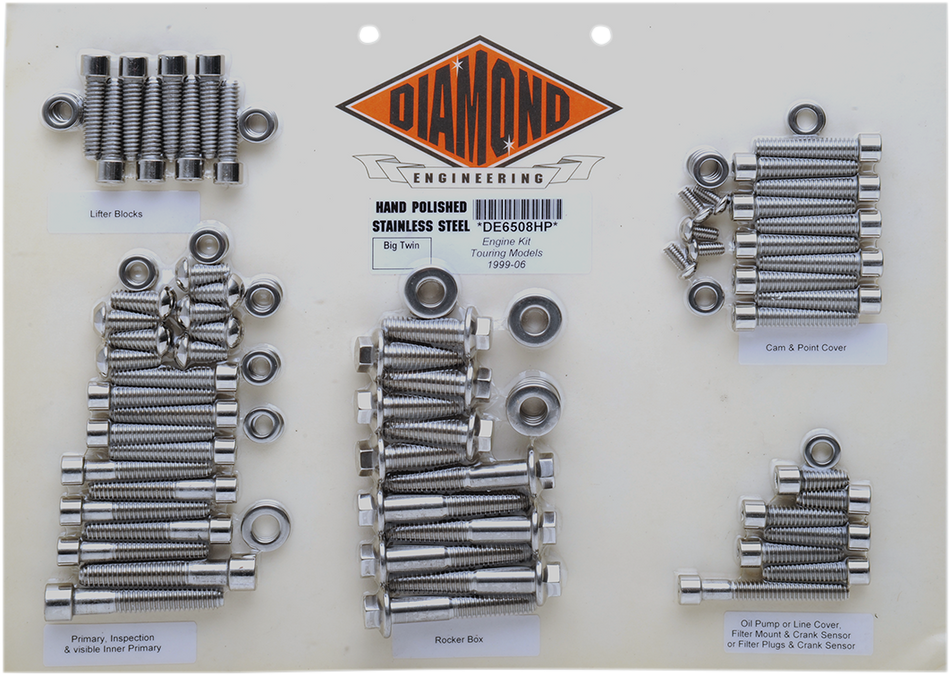 Kit de pernos de DIAMOND ENGINEERING - Motor - FLT DE6508H 