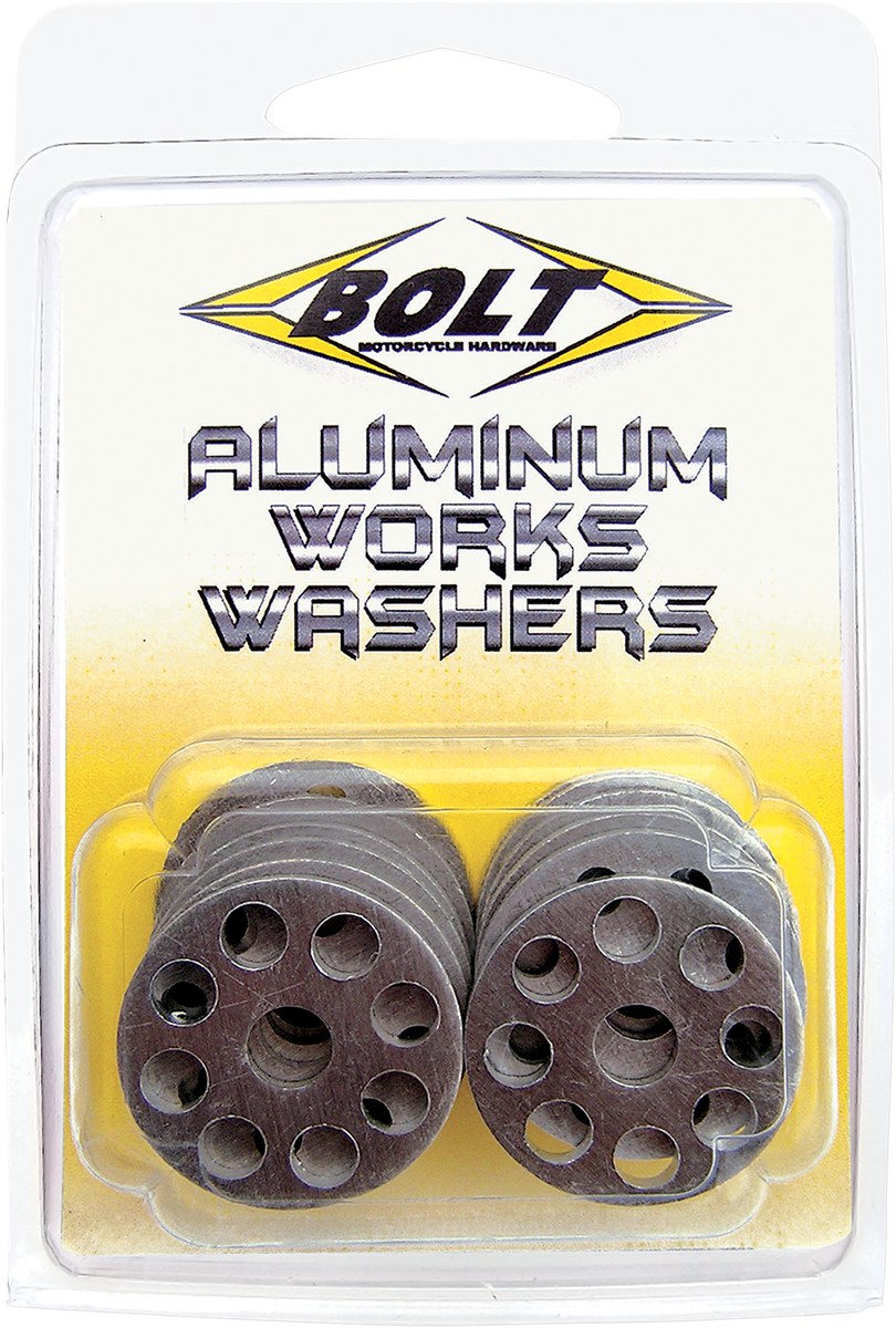 Arandelas BOLT - Aluminio - M6 - Paquete de 10 2009-AWW25 