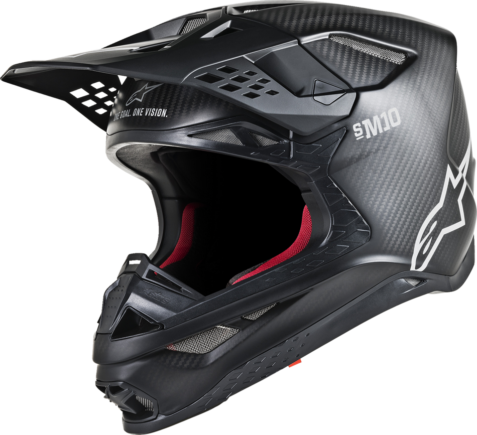 ALPINESTARS Supertech M10 Helmet - MIPS® - Gloss Black/Carbon - XS 8300319-1188-XS