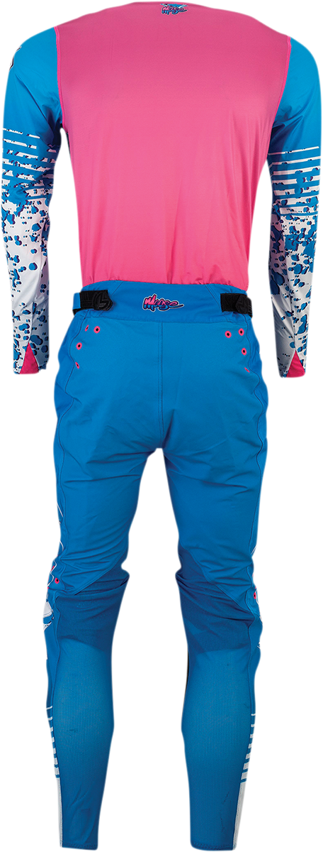 MOOSE RACING Agroid Pants - Blue/Pink/White - 28 2901-9240