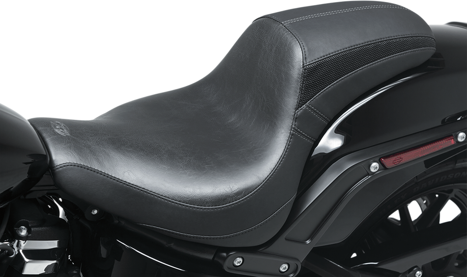 MUSTANG Seat - Tripper Fastback - Smooth - Black - FXFB 75709