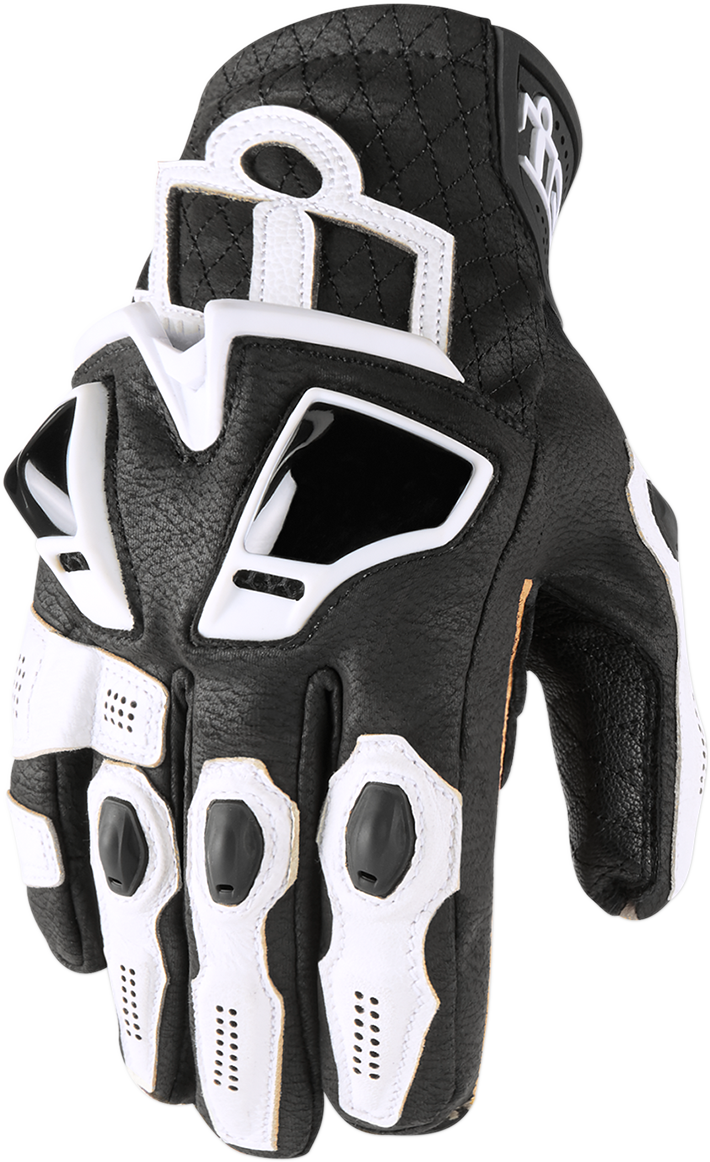 ICON Hypersport™ Kurze Handschuhe - Weiß - 3XL 3301-3556