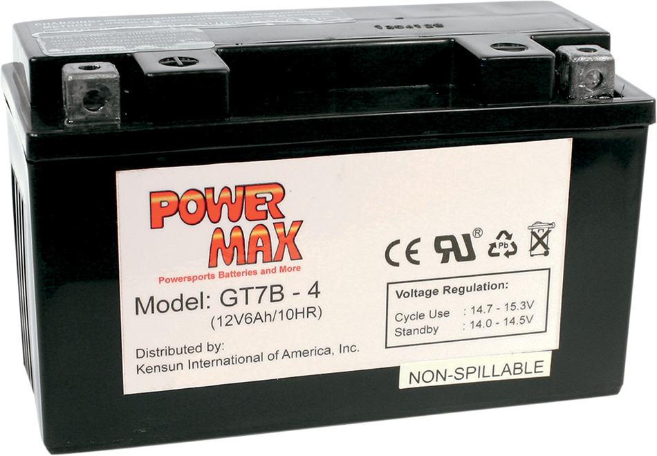 POWER MAX Battery - YT7B-BS GT7B-4
