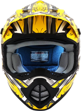 AFX FX-17Y Helmet - Butterfly - Matte Yellow - Small 0111-1393