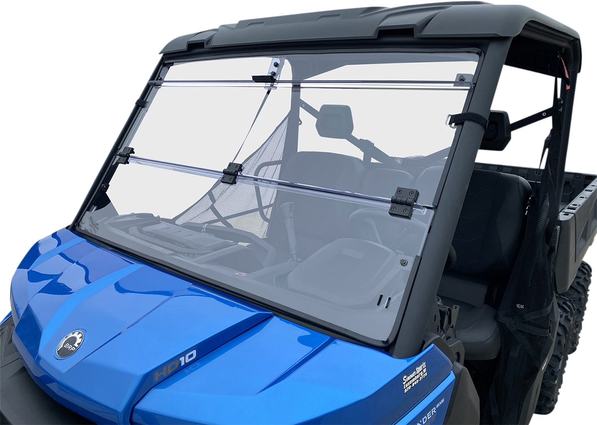 MOOSE UTILITY Full Folding Windshield - Deluxe - Defender V000268-12200M