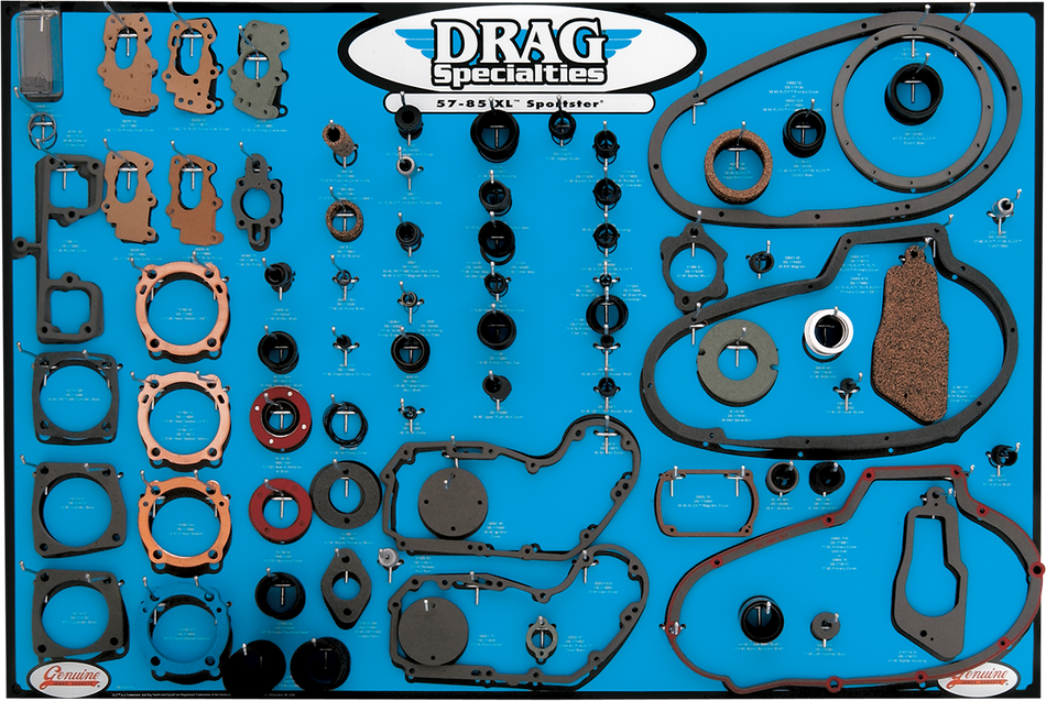DRAG SPECIALTIES Gasket Display - XL 0934-0314