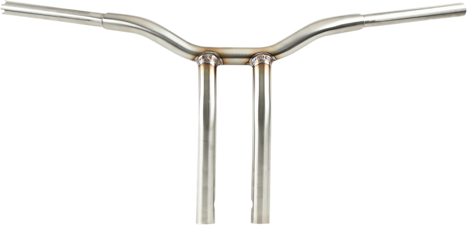 LA CHOPPERS Handlebar - Kage Fighter - One Piece - Bent - 14" - Stainless Steel LA-7338-14SS