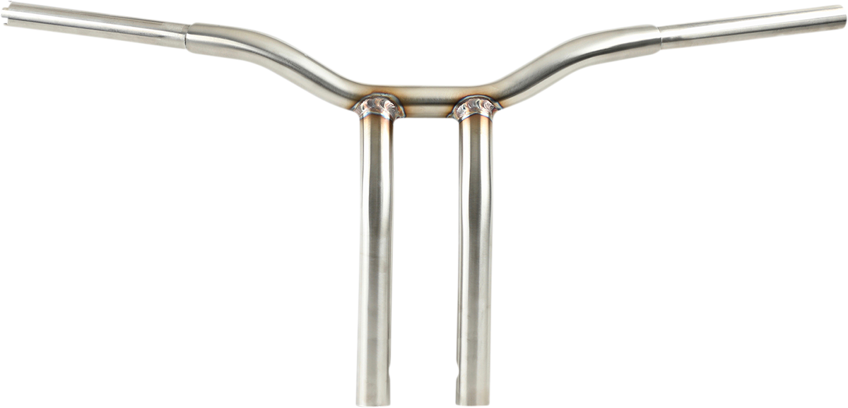 LA CHOPPERS Handlebar - Kage Fighter - One Piece - Bent - 14" - Stainless Steel LA-7338-14SS