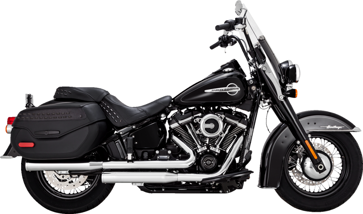 VANCE & HINES Eliminator 300 Slip-On Mufflers - Chrome Softail   2018-2021  16316