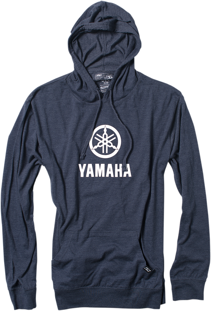 FACTORY EFFEX Yamaha Stacked Pullover Hoodie - Navy - XL 20-88216