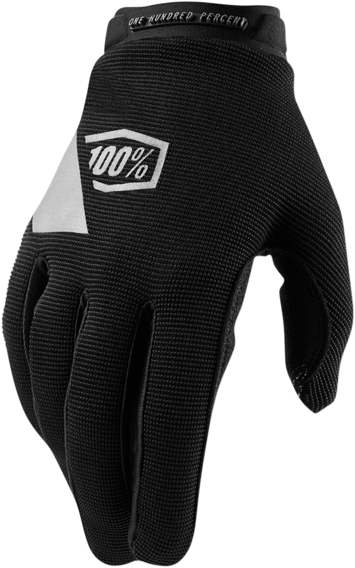 100% Women's Ridecamp Gloves - Black/Charcoal - Small 10013-00001