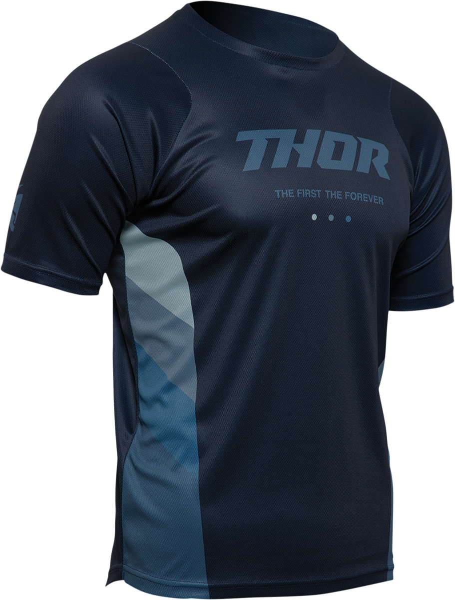 Camiseta THOR Assist React - Azul medianoche/Verde azulado - Pequeña 5120-0181 