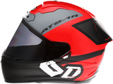 Casco 6D ATS-1R - Wyman - Rojo/Gris - XL 30-0738 