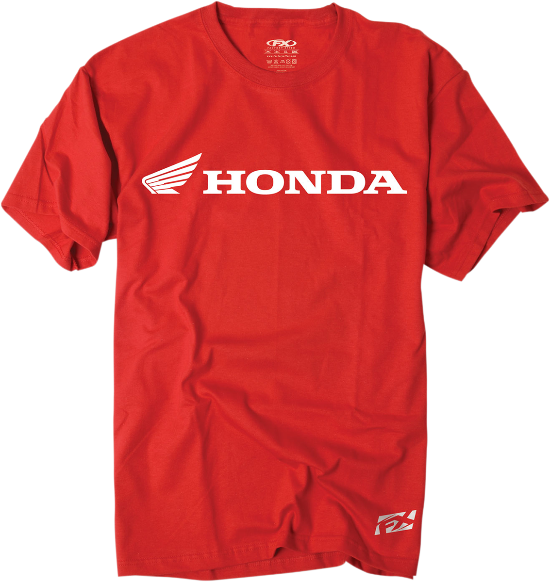 FACTORY EFFEX Honda Horizontal T-Shirt - Rot - Groß 15-88332 