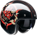 Z1R Saturn Helm - Devilish - Schwarz/Rot glänzend - 2XL 0104-2881 