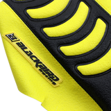 BLACKBIRD RACING Double Grip 3 Seat Cover - Black/Yellow - Suzuki 1323HUS