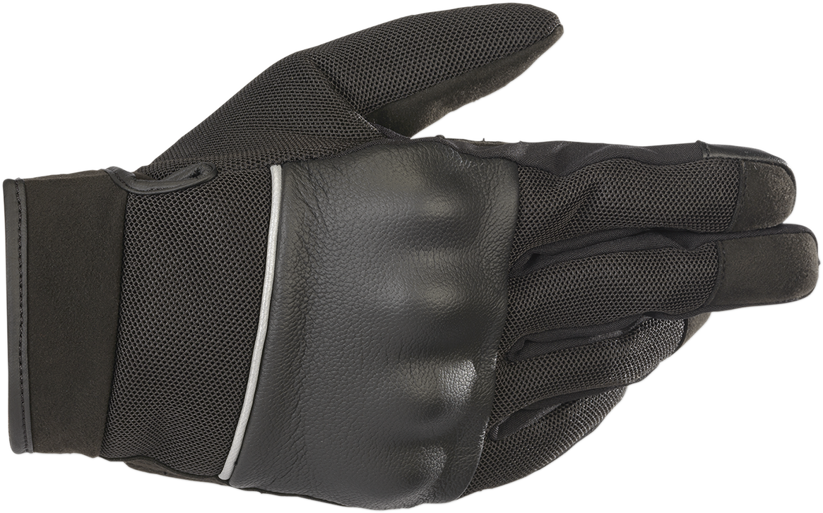 Guantes ALPINESTARS C con ventilación - Negro - Mediano 3578019-10-M 