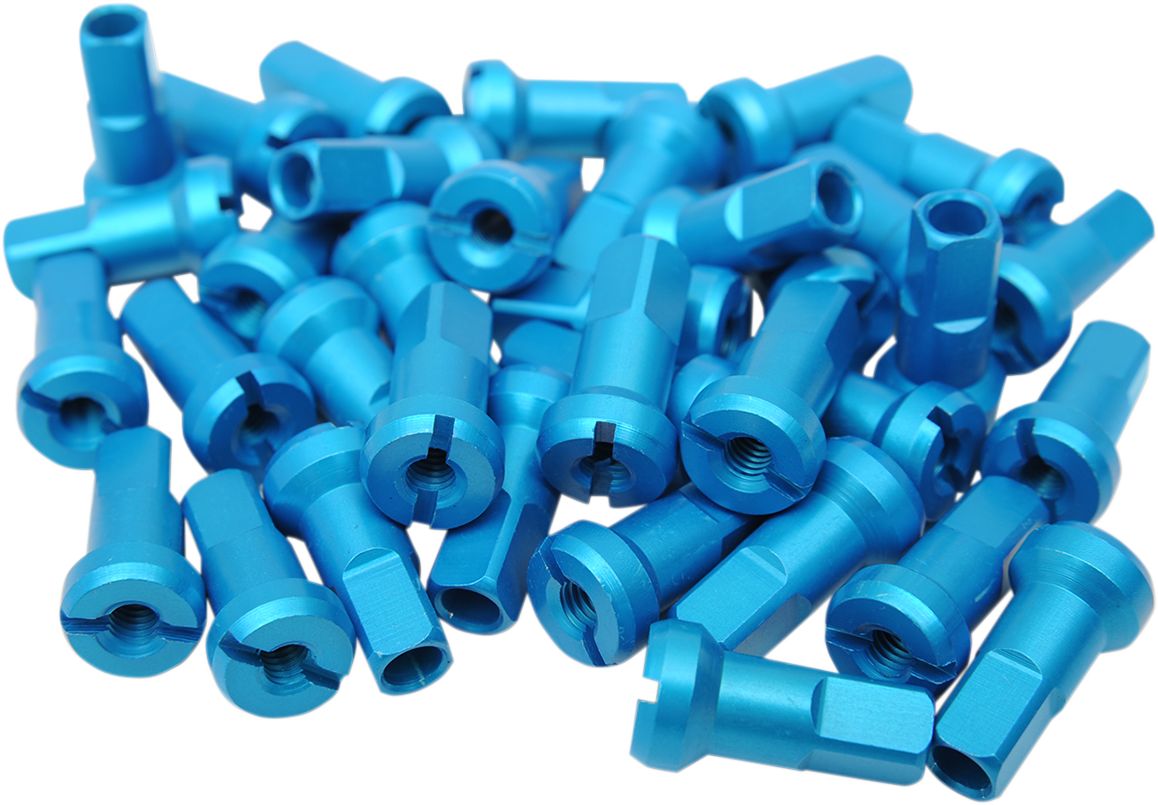 MOOSE RACING MX1 Nipple Set - Lake Blue - 8 Gauge 24-880