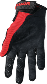 THOR Youth Sector Gloves - Red/White - Large 3332-1747