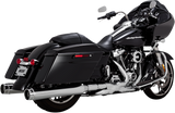 VANCE & HINES 4.5" Torquer Mufflers for FL - Chrome 16674