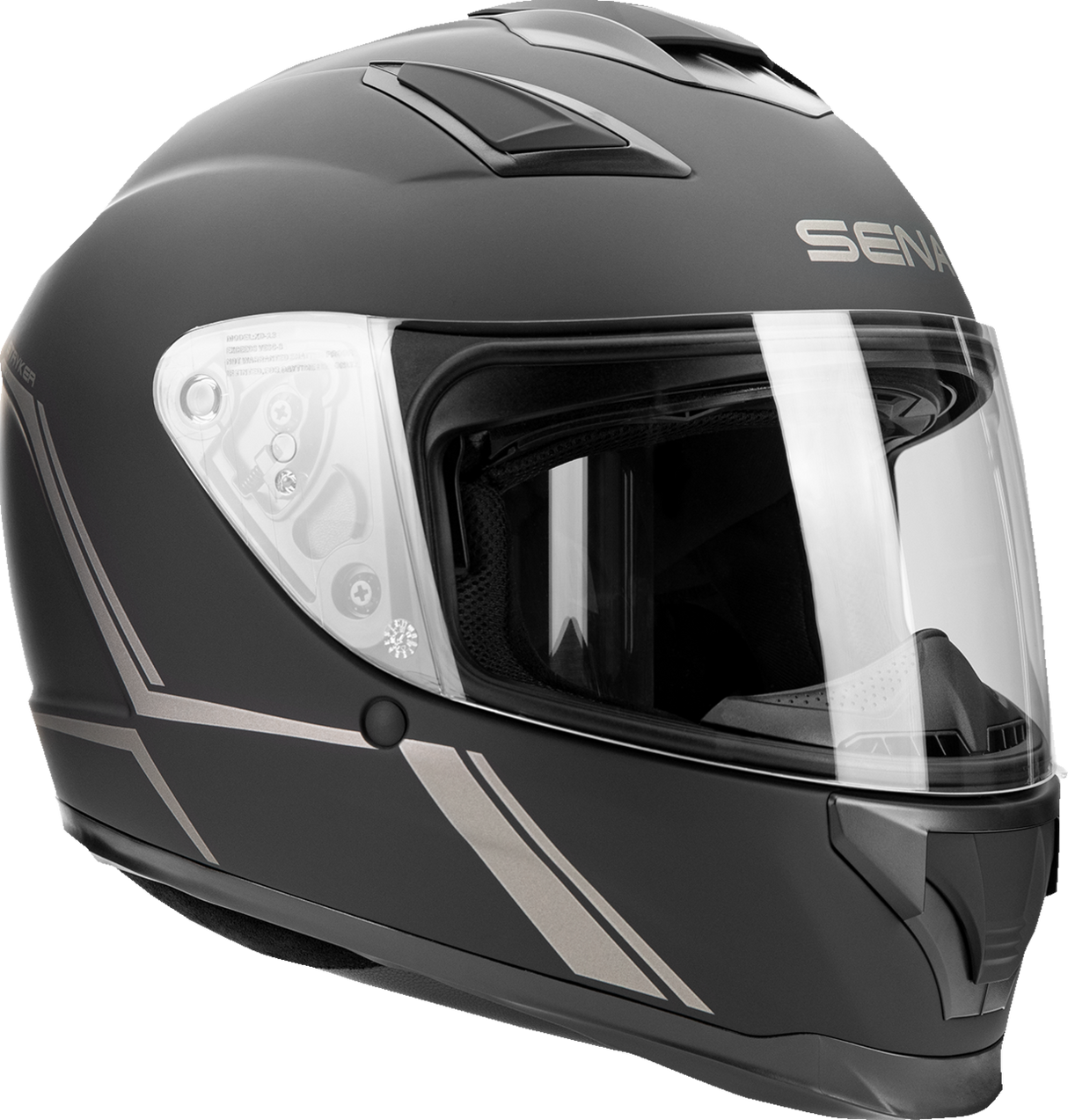 Casco SENA Stryker - Negro mate - Pequeño STRYKER-MB00S1 