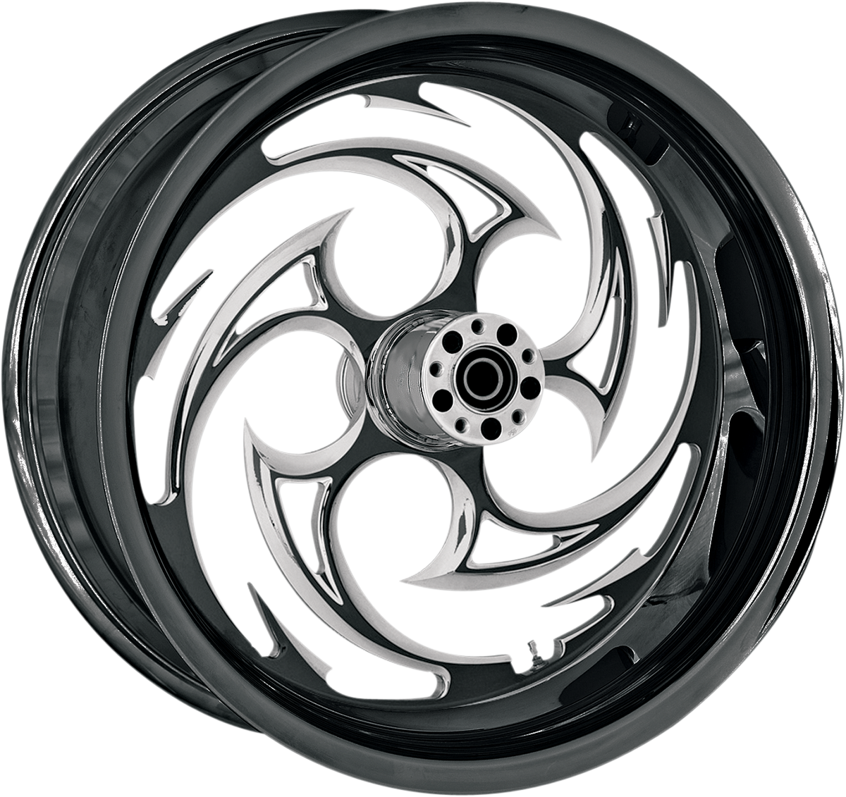 RC COMPONENTS Savage Eclipse Rear Wheel - Single Disc/ABS - Black - 18"x5.50" - '09+ FL 18550-9210A-85E