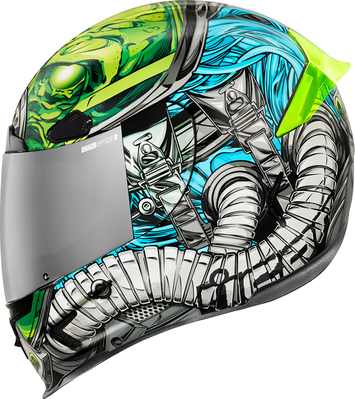 ICON Airframe Pro™ Helm – Outbreak – Blau – Klein 0101-14945