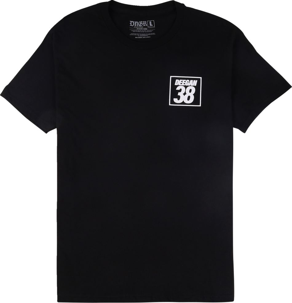 Deegan Apparel Holeshot T-Shirt - Black - Small DMTSS3027BLKS