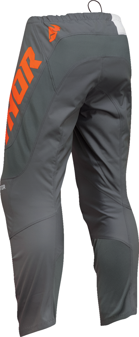 THOR Sector Checker Pants - Charcoal/Orange - 28 2901-10994