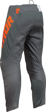 THOR Sector Checker Pants - Charcoal/Orange - 28 2901-10994