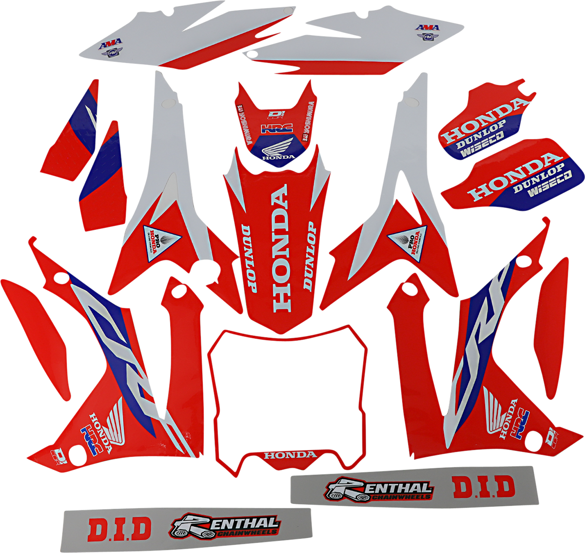 D'COR VISUALS Graphic Kit - Honda - HRC 20-10-891