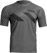 THOR Assist Hazard Jersey - Short-Sleeve - Heather Charcoal/Black - Small 5020-0008