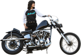 BILTWELL Camiseta raglán 1985 para mujer - Negro/Blanco - XL 8144-060-005 