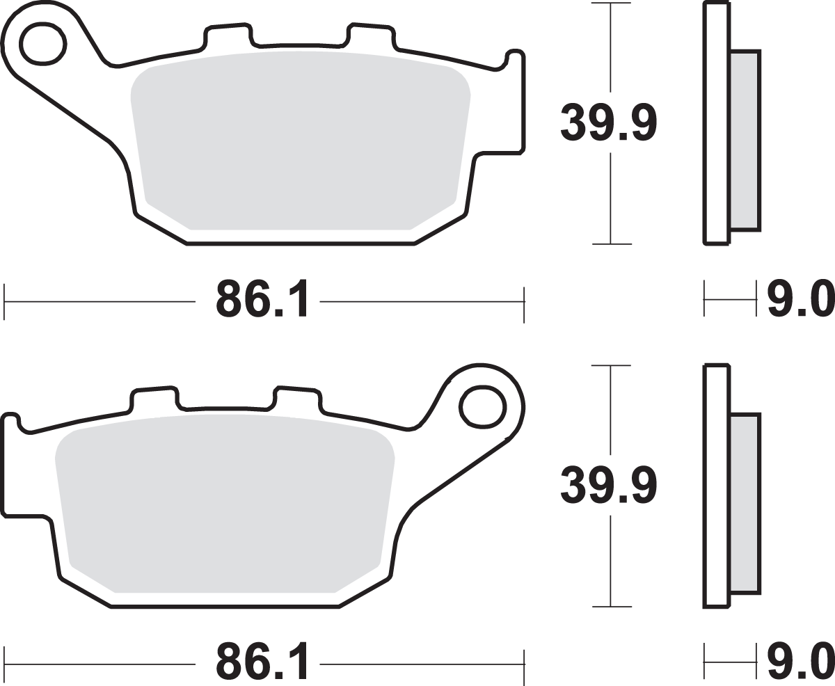 SBS LS Brake Pads - 881LS 881LS